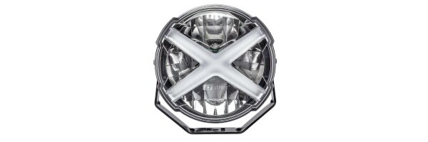 LED high-beam headlamp with approval