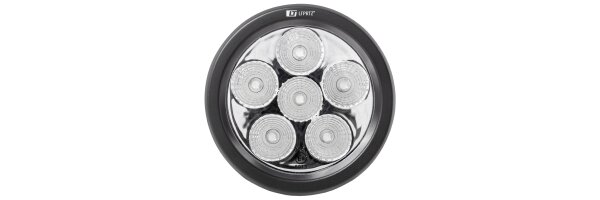 2 St. 20W LIGHTPARTZ LED Zusatzscheinwerfer Fernlicht EB02 TÜV zugelassen, LED Scheinwerfer mit E-Kennung, LED Light