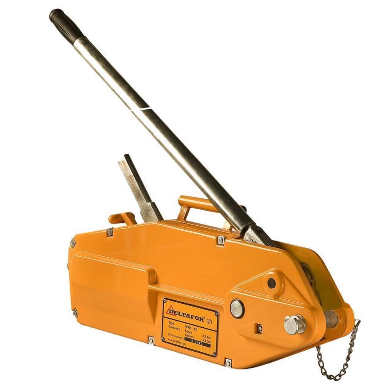 deltafor cable hoist lever hoist hand cable winch 3200kg with aluminum housing