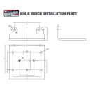 Boat winch Electric winch boat trailer trailer Warrior ninja 2000lb a 907 kg 12 v