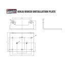 Bootswinde Elektrisch Seilwinde Boot Trailer Anhänger Warrior NINJA 3500LB 1,6 t 12 V
