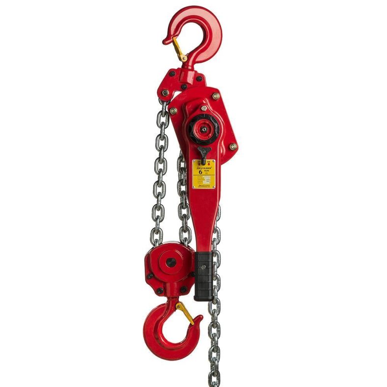 DELTA RED Premium Hebelzug 6 t mit 1.5 m Hubhöhe