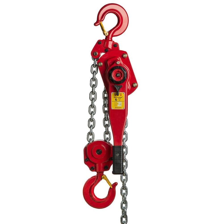 delta red premium lever hoist 6 t with 1.5 m lifting height