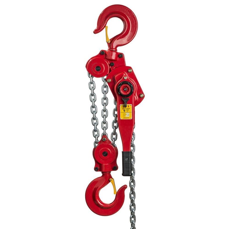 delta red premium lever hoist 9 t