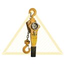 delta yellow lever hoist 1.5 t with 1.5 m lifting height