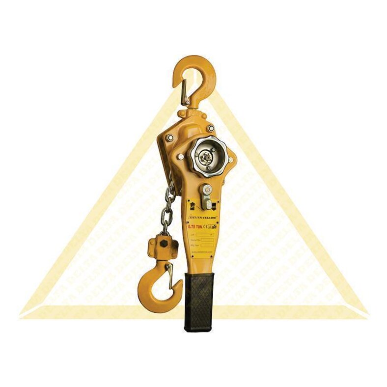 delta yellow lever hoist 1.5 t with 3 m lifting height