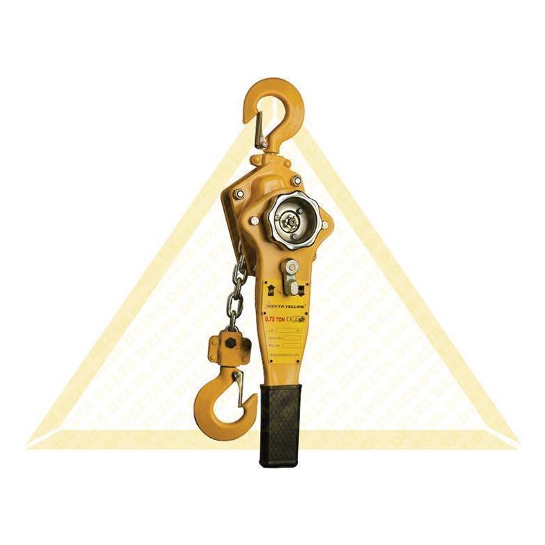 delta yellow lever hoist 9 t with 3 m lifting height