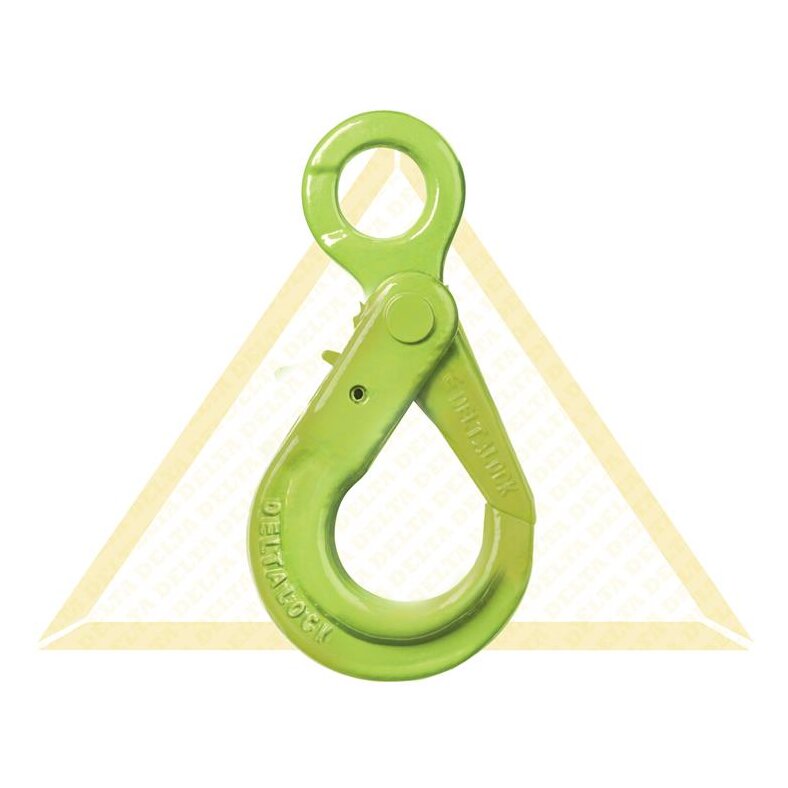 deltalock Self-locking eye hook 19 t with security Grade 100