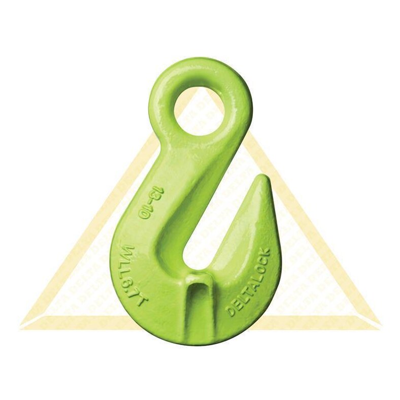 deltalock eye hook with safety bolt Grade 100 2.5 t