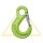 deltalock eye hook with snap lock Grade 100 1.40t-39.30t