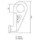 deltalock container hook type c grade 100