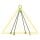 deltalock sling chains 2.12 t with clevis hook with snap lock 4 strand 6 mm / 1 m Grade 100