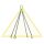 deltalock sling chains with self-locking clevis hooks 4 strand Grade 100