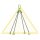 deltalock sling chains with self-locking clevis hooks and shortening hooks 4 strand Grade 100