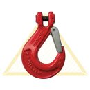 deltalock clevis hook with snap-lock Grade 80 1.12t-31.50t