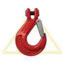 deltalock clevis hook 2 t with snap-lock Grade 80