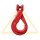 deltalock Self-locking clevis hook Grade 80 1.25t-