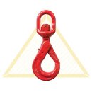 deltalock Self-locking swivel head hook with safety Grade...