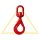 deltalock Self-locking swivel head hook with ball bearing Grade 80 1.2 t