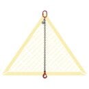deltalock sling chains 2.5 t with self-locking clevis...