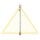 DELTALOCK Anschlagketten 2.5 t mit selbstsichernden Gabelkopfhaken 1 Strang 10 mm / 1 m Grade 80