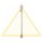 deltalock sling chains 2.5 t with self-locking clevis hooks 1 strand 10 mm / 1 m Grade 80