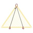 deltalock sling chains 2 t with clevis hook with snap...