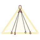 deltalock sling chains with snap-lock clevis hook and...