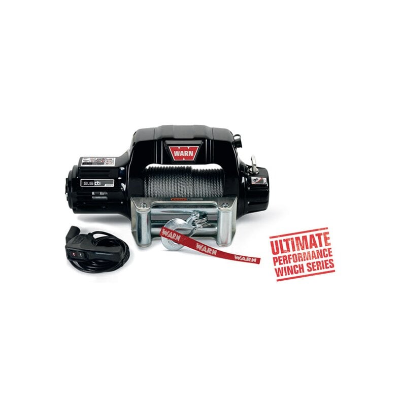 warn winch 9.5cti 9500lb 4.3t 4300kg pulling force steel cable 12v ce