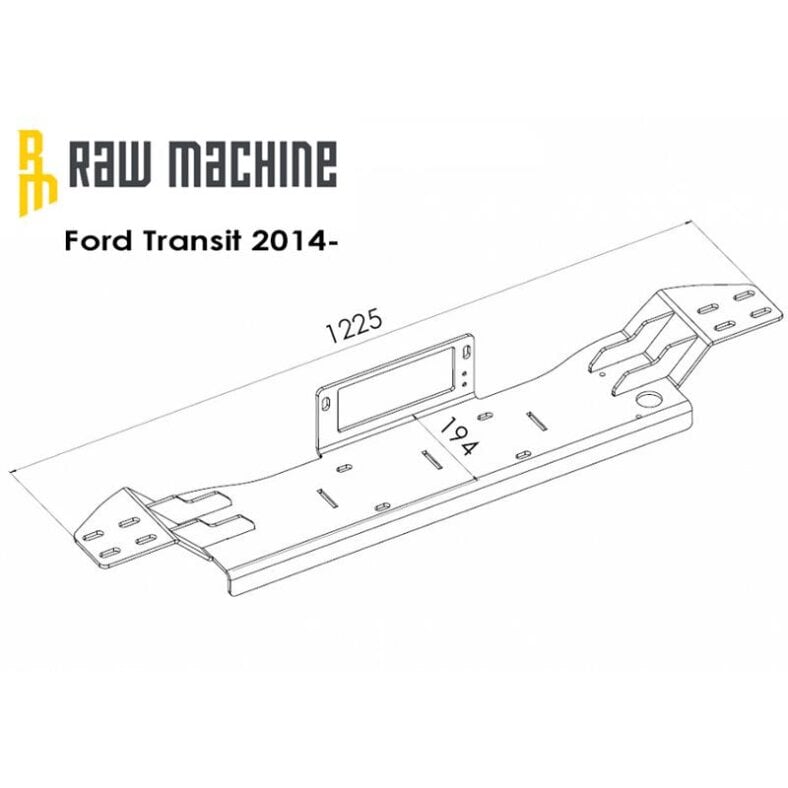 Seilwinden Anbausatz Ford Transit 2014-2019