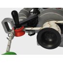 DOCMA Spillwinde, Forstseilwinde, Motorwinde VF80 1630 kg Zugkraft mit Kunststoffseil 12mm x 100m und Haken