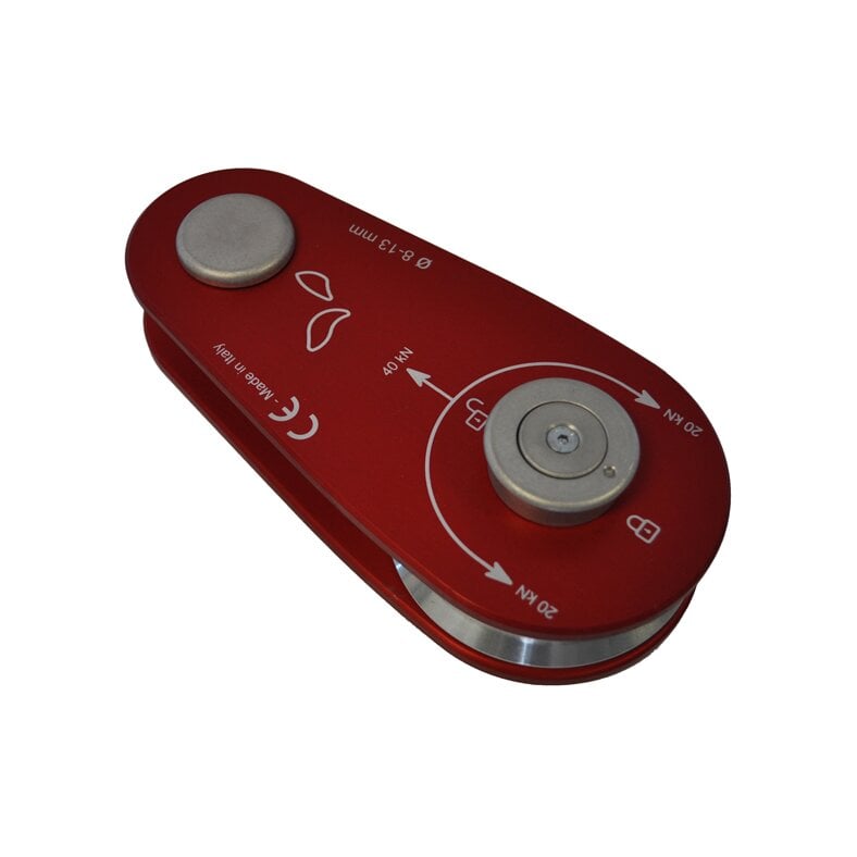 DOCMA Aluminium Umlenkrolle rot 40 kN 8/13 ( VF80 - VF105 )