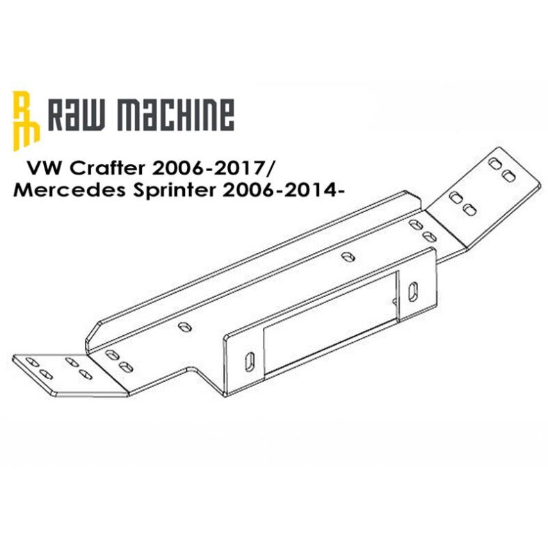 Cable winch mounting kit vw Crafter 2006-2017 Mercedes Sprinter 2006-2014-