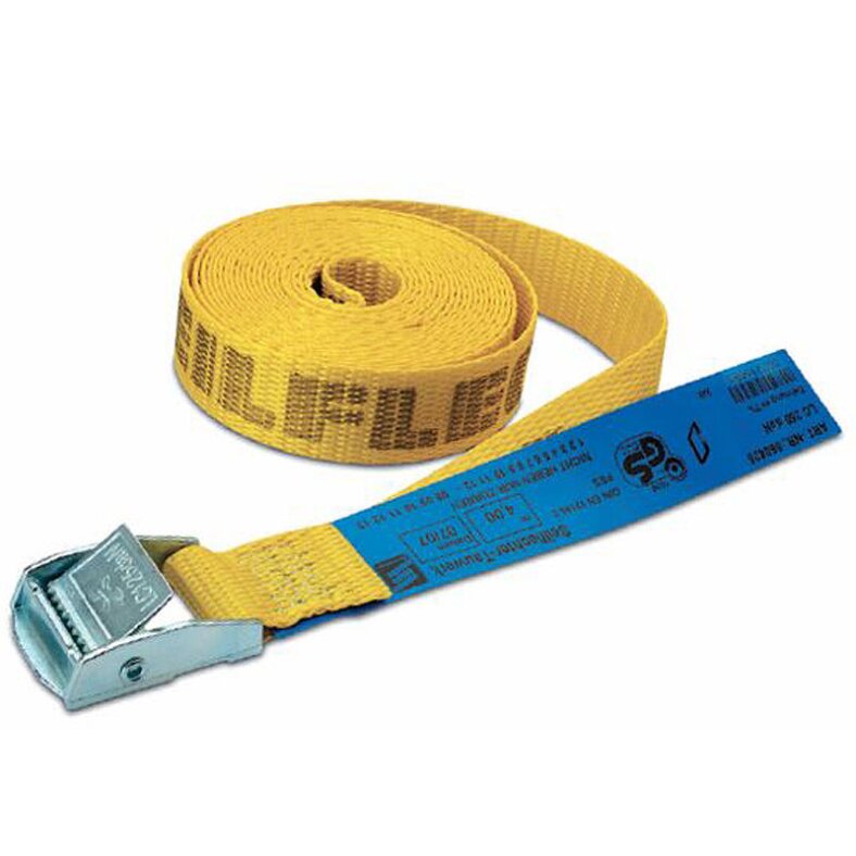 1-piece clamp lock belt 25 mm belt width 250 kg 2.5 m length