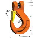 KHSW 13 Kuppelhaken G10 mit geschmiedeter Sicherungsfalle 6.7t