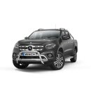 Front guard with crossbar Mercedes X-Class (2017-) polished