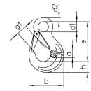 Pewag hsw 16 eye hook g10 10t