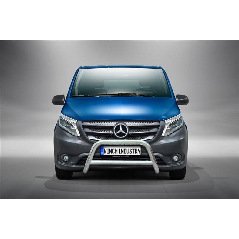 Frontschutzbügel mit Traverse Mercedes Vito (2014-2020) poliert