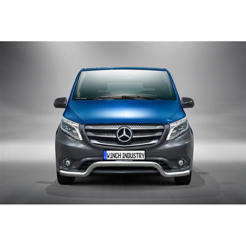 Frontschutzbügel Typ02 Mercedes Vito (2014-2020-2024) poliert