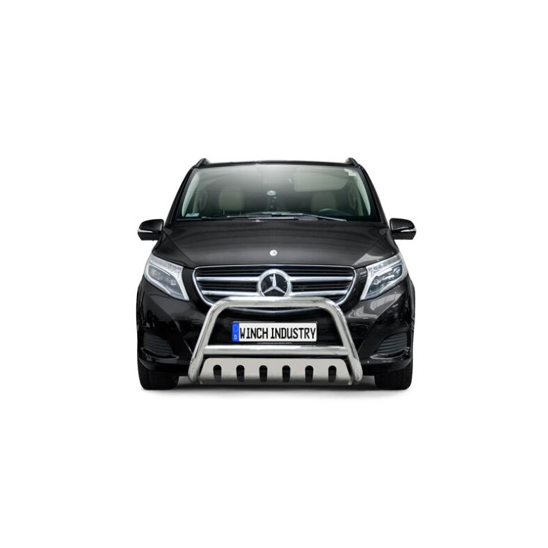 Frontschutzbügel mit Schutzblech Mercedes V-Klasse (2014-) poliert