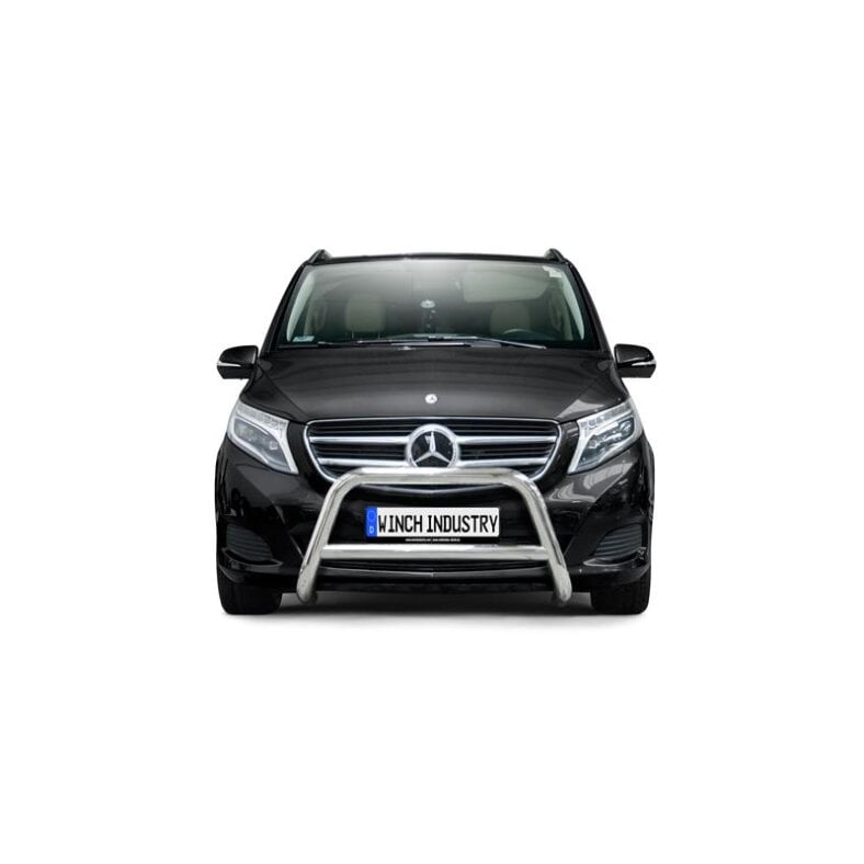 Front guard with crossbar Mercedes V-Class (2014-) polished