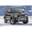 Front guard with grill Suzuki Jimny (2012-) polished