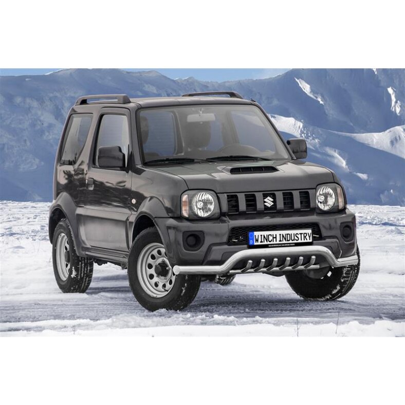 Frontschutzbügel mit Traverse Typ 33 Suzuki Jimny (2012-) poliert