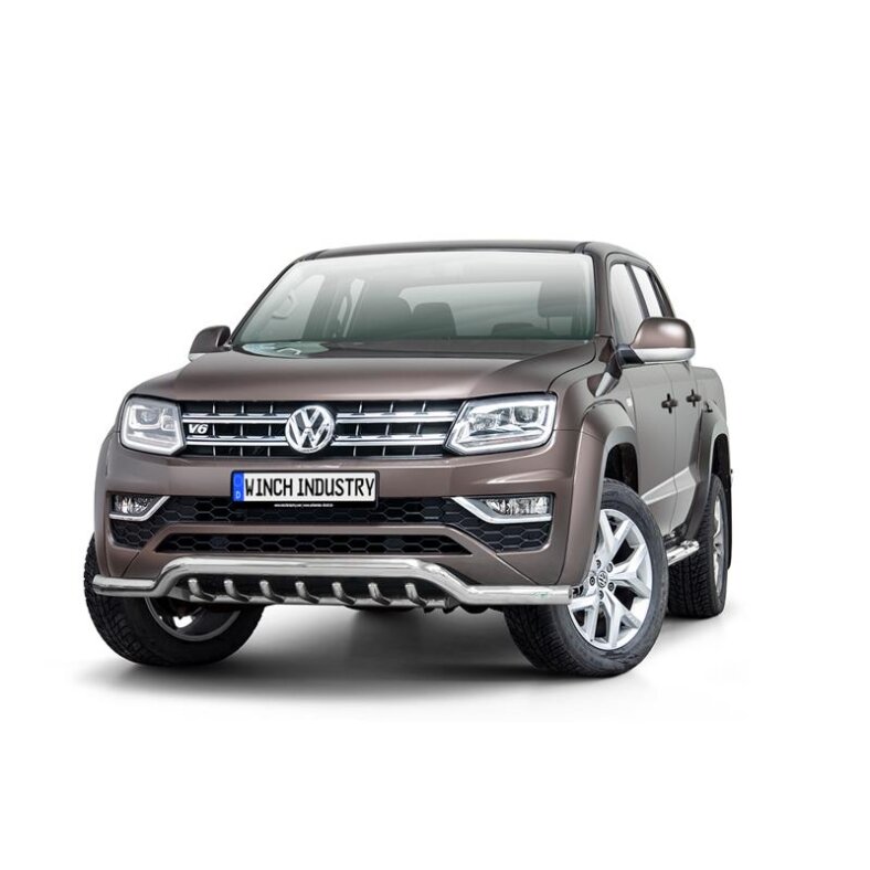 Frontschutzbügel mit Grill Typ2 Volkswagen Amarok V6 (2016-) poliert