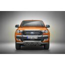 Front guard with grill type2 Ford Ranger (2016-) polished