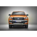 Front guard with fender type 2 Ford Ranger (2016-) polished