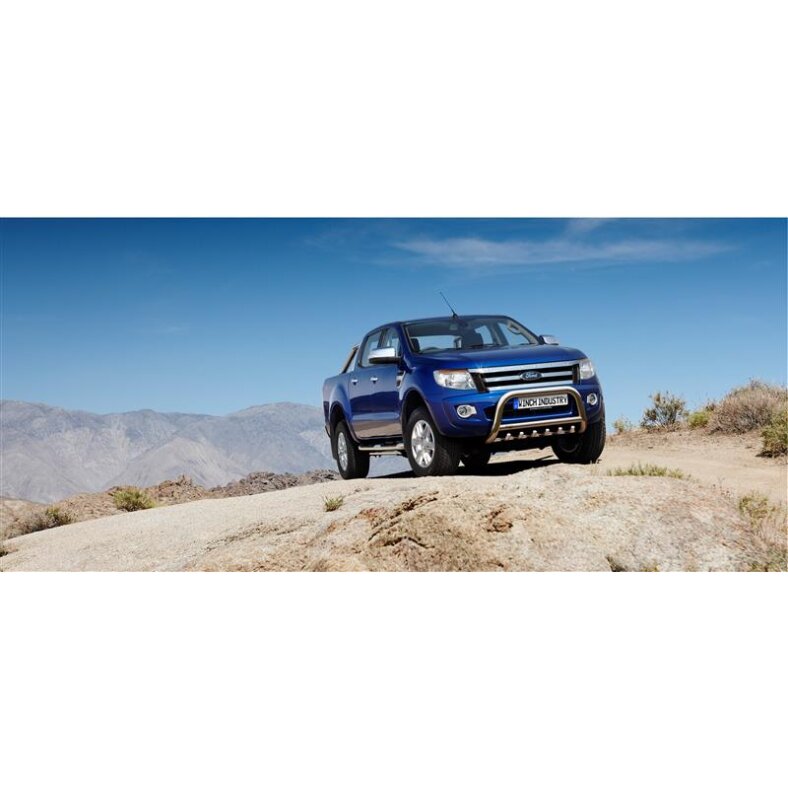 Frontschutzbgel mit Grill Ford Ranger (2012-2019) poliert