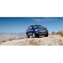 Front guard with grill Ford Ranger (2012-2019) polished