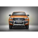 Front guard with crossbar Ford Ranger (2012-2019) polished