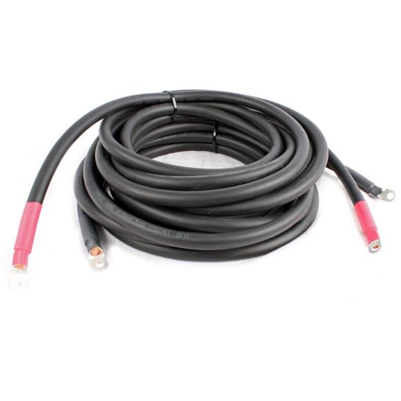 Battery cable winch 7m 35mm² high flexible with ring lugs